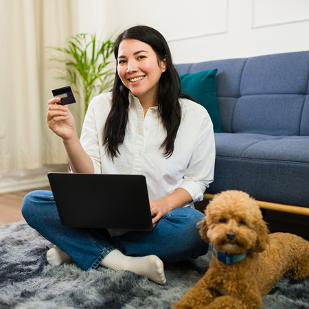 Woman with Credit Card